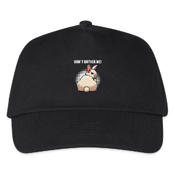 Don't Bother Me Bunny Bunny Long Ear Thumper Ram - Kids’ Baseball Cap - black - Front
