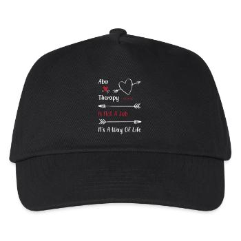 Verhaltenstherapie Therapie Verhalten - Kinder Basecap - Schwarz - Vorne