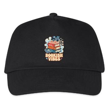 Books Rétro Booksish Vibes - Casquette de baseball Enfant - noir - Devant