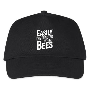 Easily Distracted By Bees - Kids’ Baseball Cap - black - Front