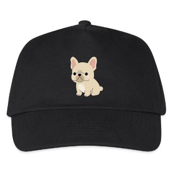 Charming French Bulldog Illustration - Kids’ Baseball Cap - black - Front