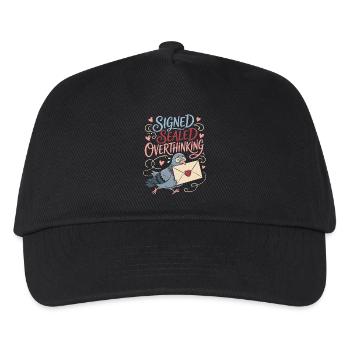 Signed Sealed Overthinking Dove - Kids’ Baseball Cap - black - Front