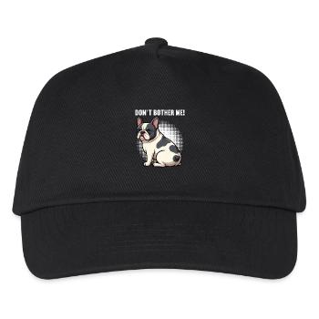 Ne m’embête pas, bouledogue français français - Casquette de baseball Enfant - noir - Devant