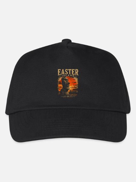 Easter_island - Kinder Basecap - Schwarz