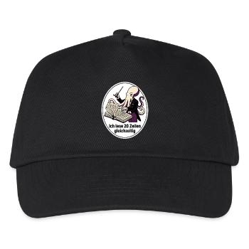 20 Zeilen Operndirigent Shirt - Kinder Basecap - Schwarz - Vorne