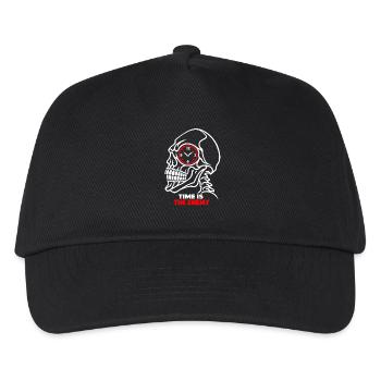 Totenkopfuhr – Zeit ist der Feind - Kinder Basecap - Schwarz - Vorne