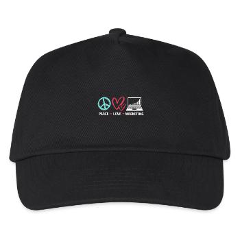 Marketing Manager - Kids’ Baseball Cap - black - Front