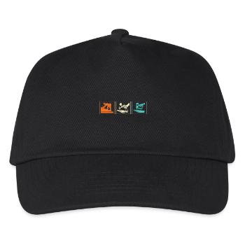 Roofer Craftsman Profession Saying - Kids’ Baseball Cap - black - Front