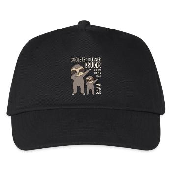 Coolster kleiner Bruder auf der ganzen Welt - Bääm - Kinder Basecap - Schwarz - Vorne
