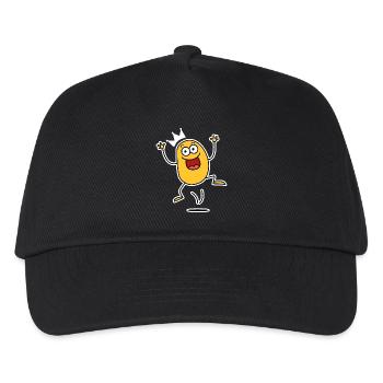 Ich habe die Kartoffel - Kinder Basecap - Schwarz - Vorne