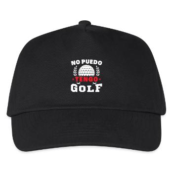 Ich kann nicht Golf spielen - Kinder Basecap - Schwarz - Vorne