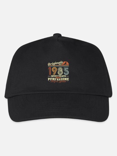 Original 1985 Retro Geburtstagsgeschenk - Kinder Basecap - Schwarz
