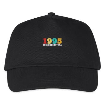 1995 Retro Vintage Birthday Gift - Kids’ Baseball Cap - black - Front