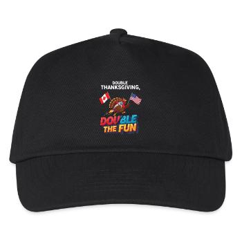Double plaisir de Thanksgiving - Casquette de baseball Enfant - noir - Devant