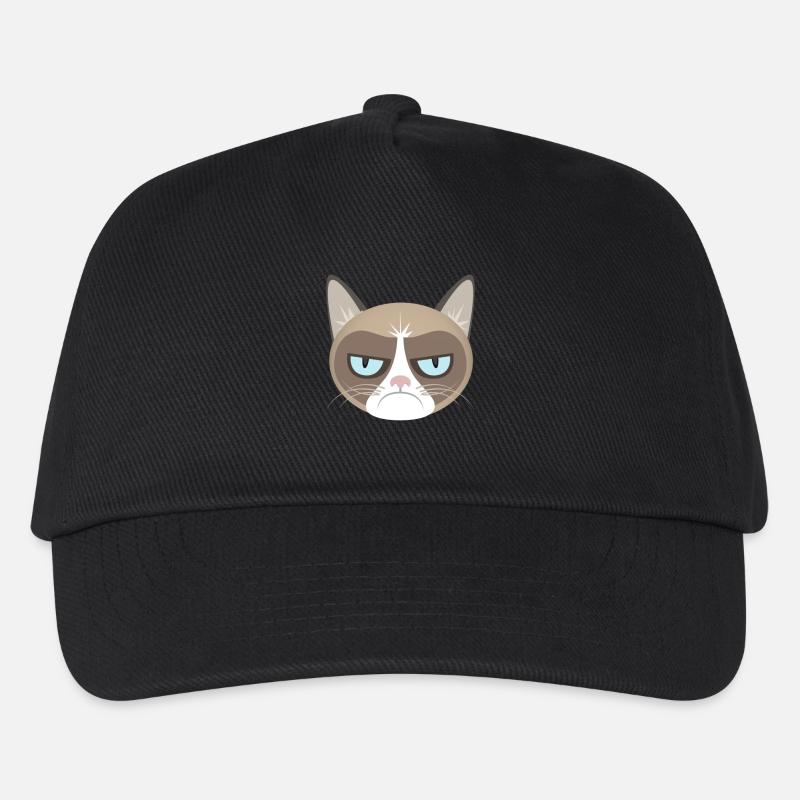 Grumpy Cat - Kinder Basecap - Schwarz