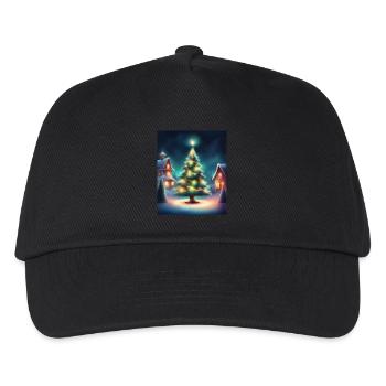 Das Dorf des Weihnachtsmanns - Kinder Basecap - Schwarz - Vorne