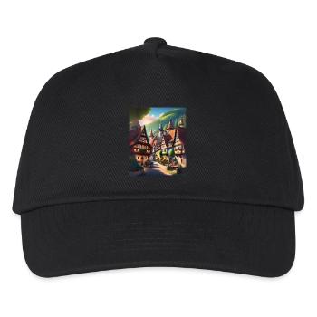 Old town in Switzerland - Kids’ Baseball Cap - black - Front
