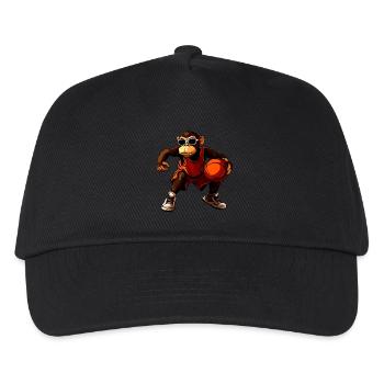 Monkey Basketball - Kids’ Baseball Cap - black - Front
