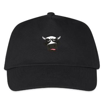 cow115 - Kinder Basecap - Schwarz - Vorne