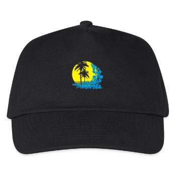 palm sunset - Kinder Basecap - Schwarz - Vorne