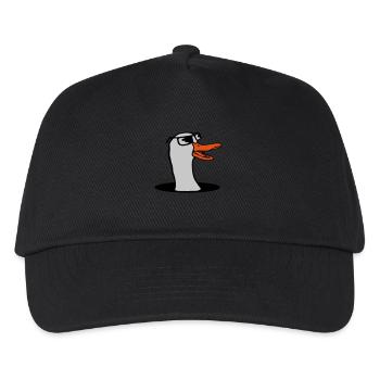 Boden Loch Sonnenbrille Gans - Kinder Basecap - Schwarz - Vorne