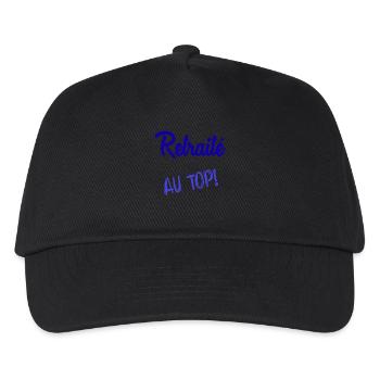 RETIREMENT. RETIREMENT. RETIRED - Kids’ Baseball Cap - black - Front