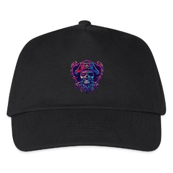 Pirate Skeleton - Kids’ Baseball Cap - black - Front