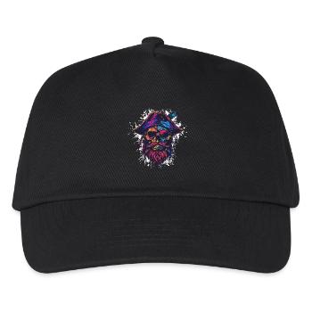 Pirate Skull - Kids’ Baseball Cap - black - Front