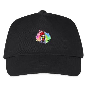 Hühner Hahn - Kinder Basecap - Schwarz - Vorne