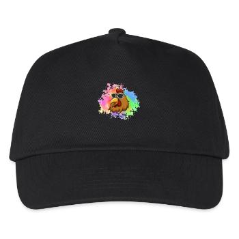 Hühner Henne - Kinder Basecap - Schwarz - Vorne