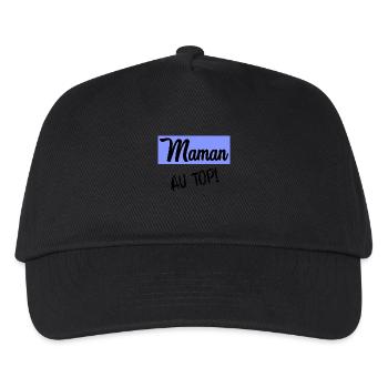 HAPPY MOTHER'S DAY. MOM. MOTHER'S DAY - Kids’ Baseball Cap - black - Front