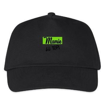 OMA. MUTTERTAG. ALLES GUTE ZUM OMA-TAG. ICH LIEBE DICH - Kinder Basecap - Schwarz - Vorne