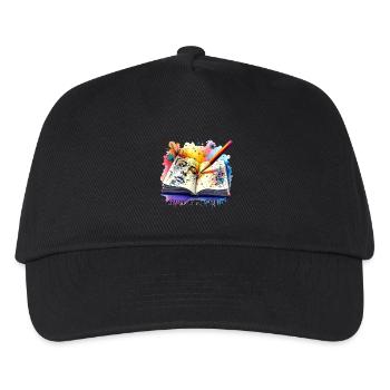 Sketching Drawing Doodling Erasing is my Cardio - Kids’ Baseball Cap - black - Front