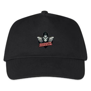 Crâne de gangster - Casquette de baseball Enfant - noir - Devant