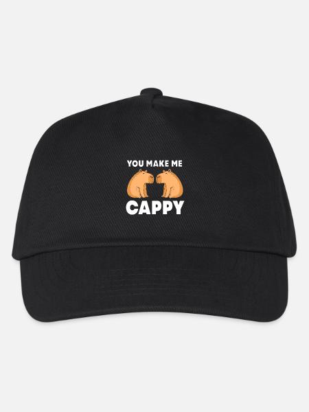 Capibara Capybara - Kinder Basecap - Schwarz