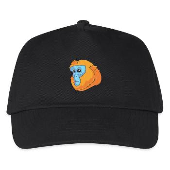 Snub-nosed monkey Monkey Chimpanzee - Kids’ Baseball Cap - black - Front