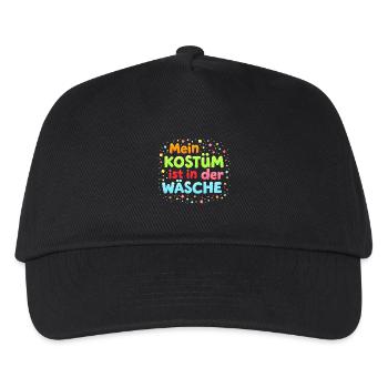 Mein Kostüm ist in der Wäsche - Kinder Basecap - Schwarz - Vorne