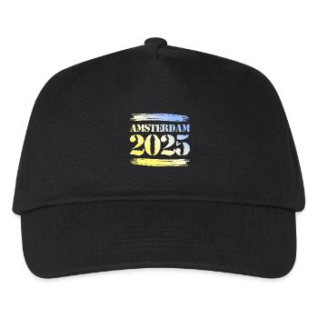 Amsterdam 2025 - Kids’ Baseball Cap - black - Front