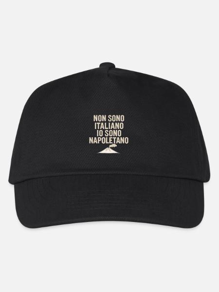 Ich bin kein Italiener, ich bin Neapolitaner - Kinder Basecap - Schwarz