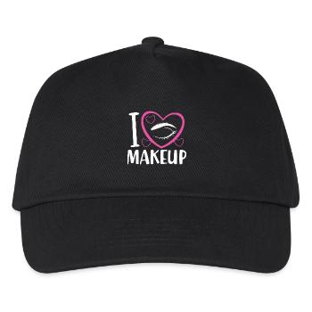 Make-up Kosmetik Kosmetikerin Microblading - Kinder Basecap - Schwarz - Vorne