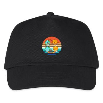 Espace Espace Espace Extra-atmosphérique Planètes Univers - Casquette de baseball Enfant - noir - Devant