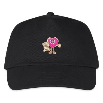 Vintage Mascot Love and Tolerance - Kids’ Baseball Cap - black - Front