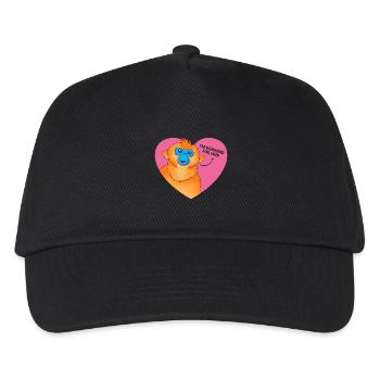 Snub-nosed monkey Monkey Chimpanzee - Kids’ Baseball Cap - black - Front
