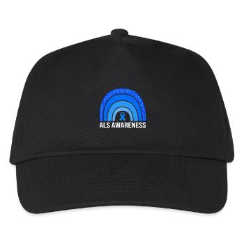 Maladie nerveuse SLA - Casquette de baseball Enfant - noir - Devant