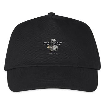 Clocks Tickin Start Live Memento Mori Greek Statue - Kinder Basecap - Schwarz - Vorne