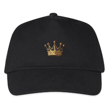 Crown Symbol - Kids’ Baseball Cap - black - Front
