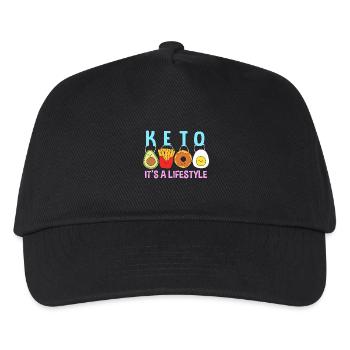 Keto Diet - Kids’ Baseball Cap - black - Front