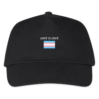 L’amour est l’amour - Casquette de baseball Enfant - noir - Devant