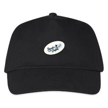 Powder to the People – Snowboard & Powder - Kids’ Baseball Cap - black - Front