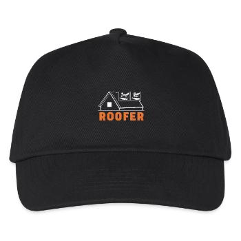 Dachdecker - Kinder Basecap - Schwarz - Vorne